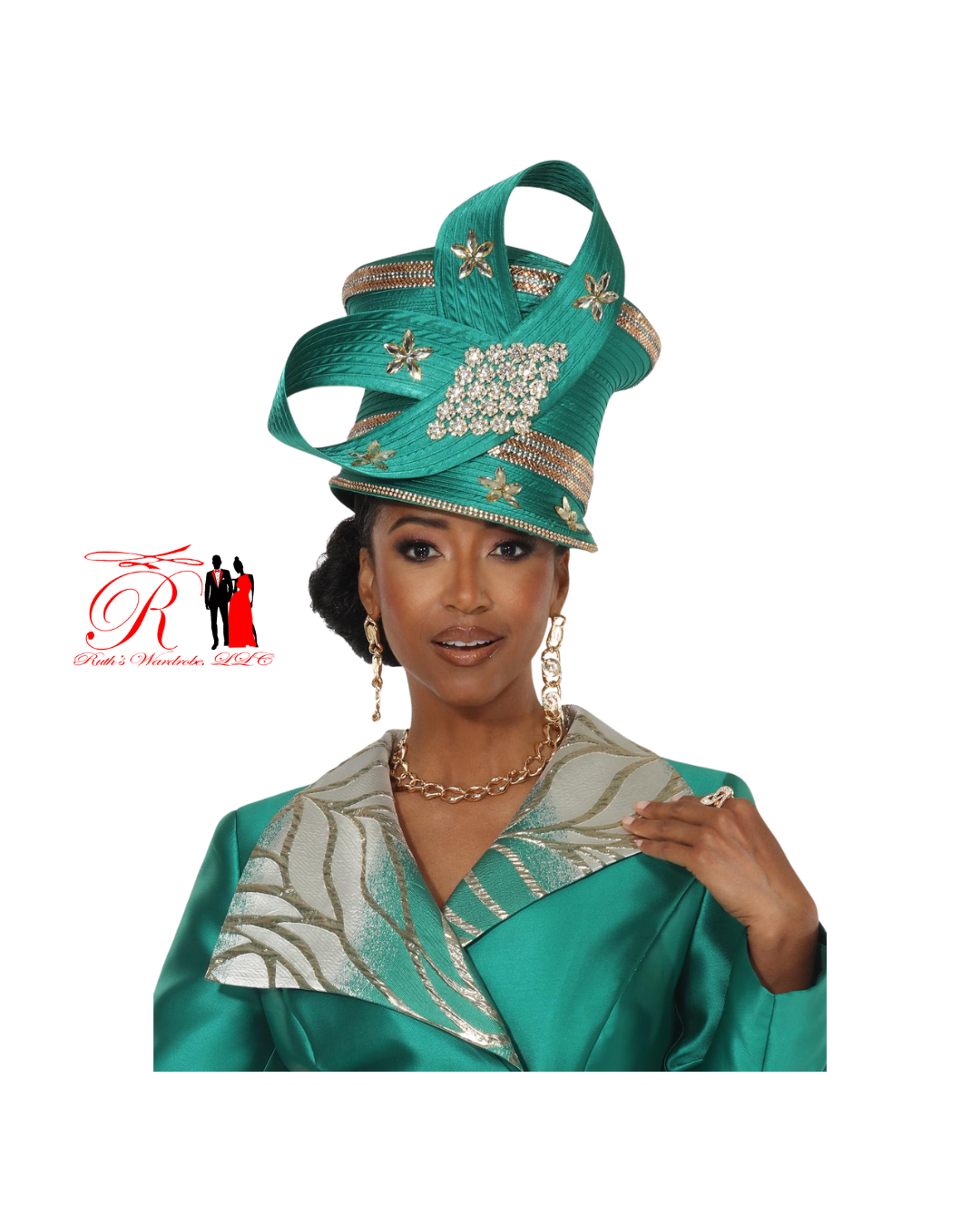 Vinci Lisa Rene Green 2-Piece Suit