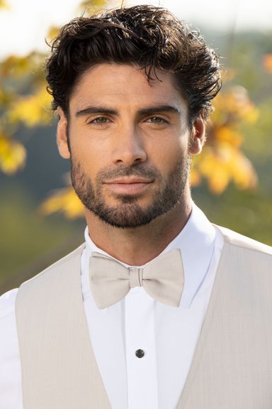 MICHAEL KORS TAN PERFORMANCE WEDDING SUIT