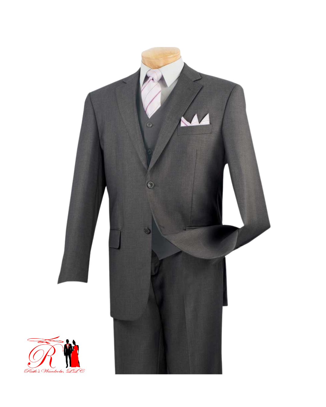 Vinci Regular Fit Executive Single Breasted 3 Piece Men's Suit Collection