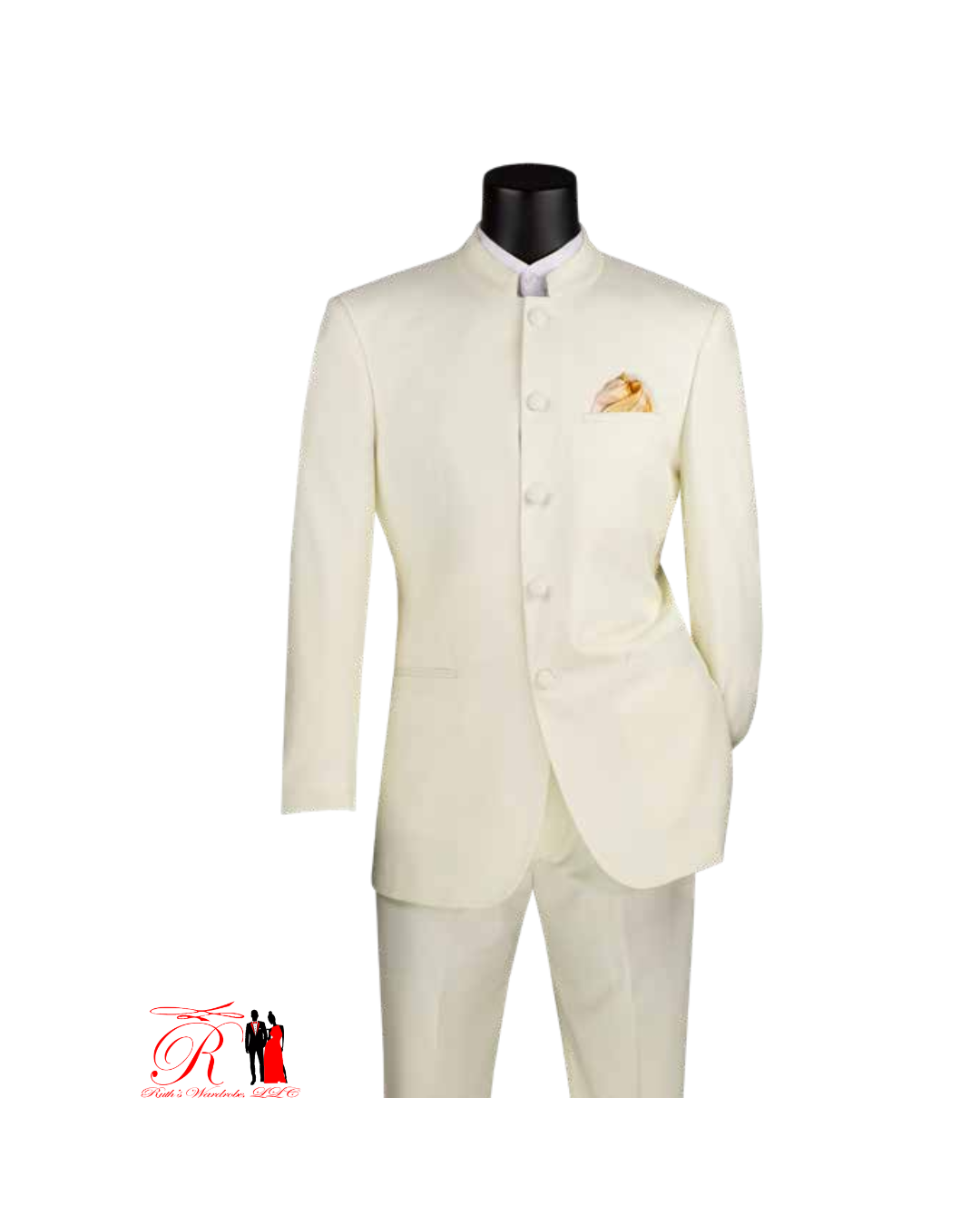 Vinci Single Breasted Branded Collar Men's Suits Collection