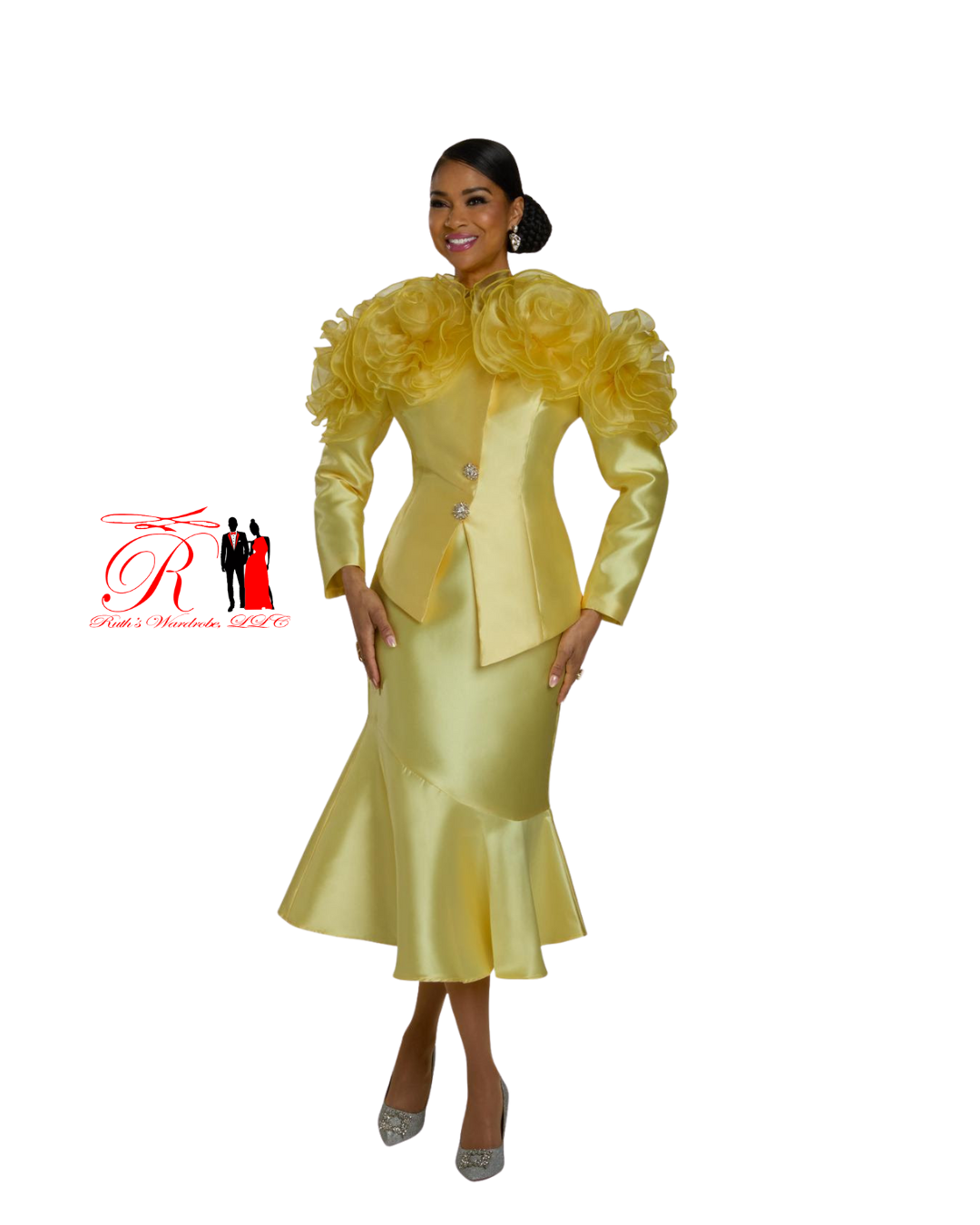 Vinci Lisa Rene Yellow Matching Hat