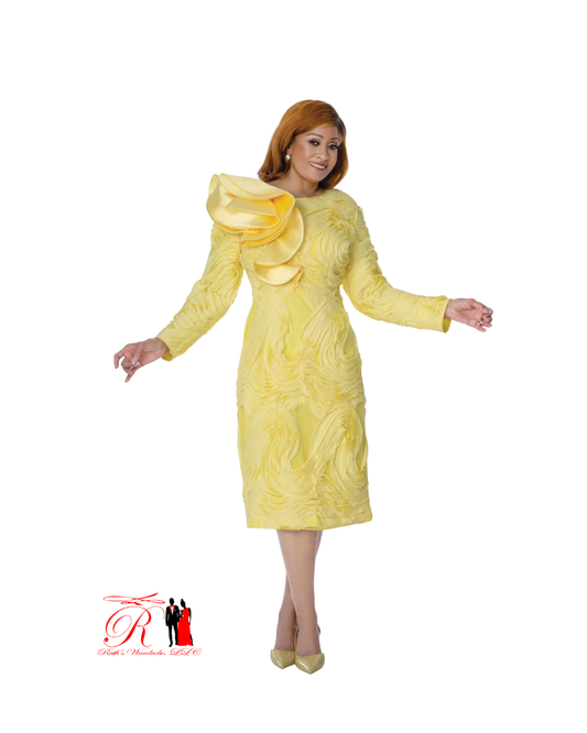 Spring Collection-Dorinda Clark Cole Yellow Dress (DCC310181)