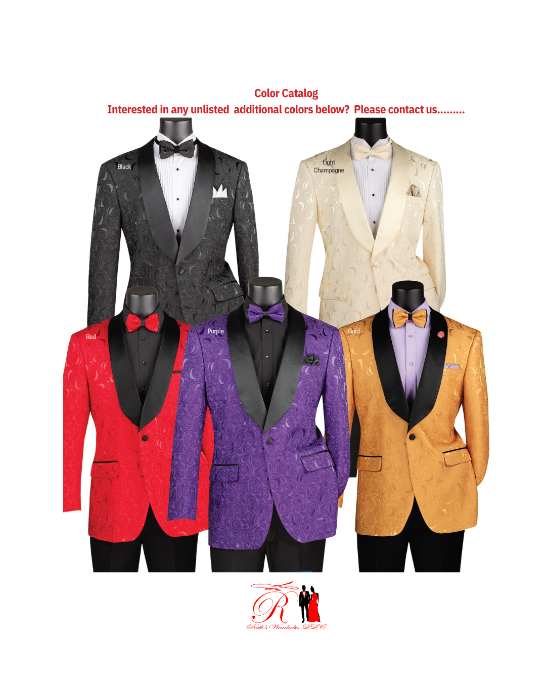 Vinci Single Breasted Regular Fit Jacquard Fabric 1-Button Sport Coat With Matching Bow Tie (Coat Only) Collection